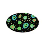 Doodle Dot Drawing Sticker Oval (10 pack)