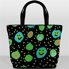 Doodle Dot Drawing Bucket Bag from ArtsNow.com Back