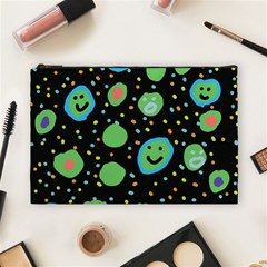 Doodle Dot Drawing Cosmetic Bag (Large) from ArtsNow.com Front