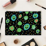 Doodle Dot Drawing Cosmetic Bag (Large)