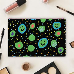 Doodle Dot Drawing Cosmetic Bag (Large) from ArtsNow.com Back