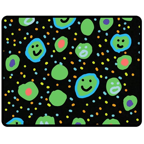 Doodle Dot Drawing Fleece Blanket (Medium) from ArtsNow.com 60 x50  Blanket Front