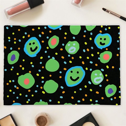 Doodle Dot Drawing Cosmetic Bag (XXL) from ArtsNow.com Front