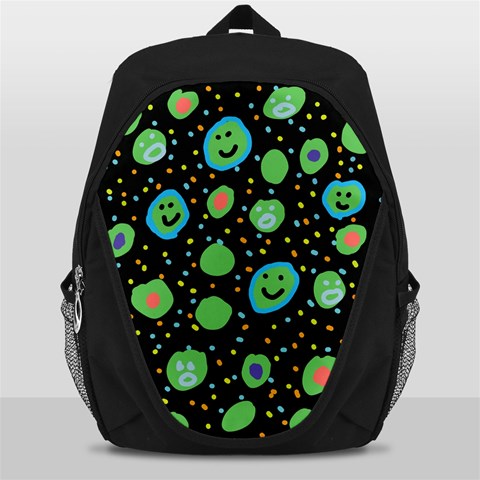 Doodle Dot Drawing Backpack Bag from ArtsNow.com Front