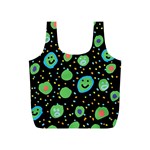 Doodle Dot Drawing Full Print Recycle Bag (S)