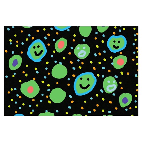 Doodle Dot Drawing 16 x24  Lumbar Throw Cushion Case (Two Sides) from ArtsNow.com Front