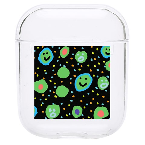 Doodle Dot Drawing Hard PC AirPods 1/2 Case from ArtsNow.com Front