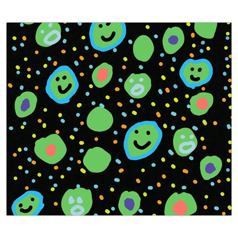 Doodle Dot Drawing Zipper Large Tote Bag from ArtsNow.com Front