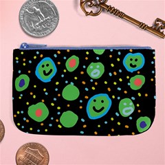 Doodle Dot Drawing Large Coin Purse from ArtsNow.com Front