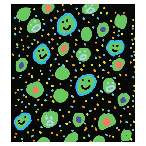 Doodle Dot Drawing Drawstring Pouch (2XL) from ArtsNow.com Front