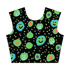 Doodle Dot Drawing Cotton Crop Top from ArtsNow.com Front