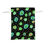 Doodle Dot Drawing Lightweight Drawstring Pouch (S)