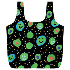 Doodle Dot Drawing Full Print Recycle Bag (XXXL) from ArtsNow.com Front