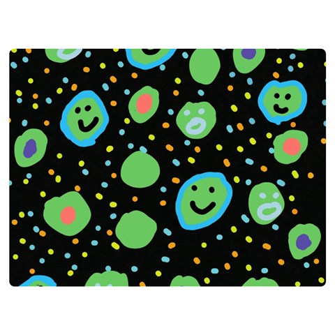 Doodle Dot Drawing Premium Plush Fleece Blanket (Extra Small) from ArtsNow.com 40 x30  Blanket Front