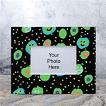 Doodle Dot Drawing White Tabletop Photo Frame 4 x6 