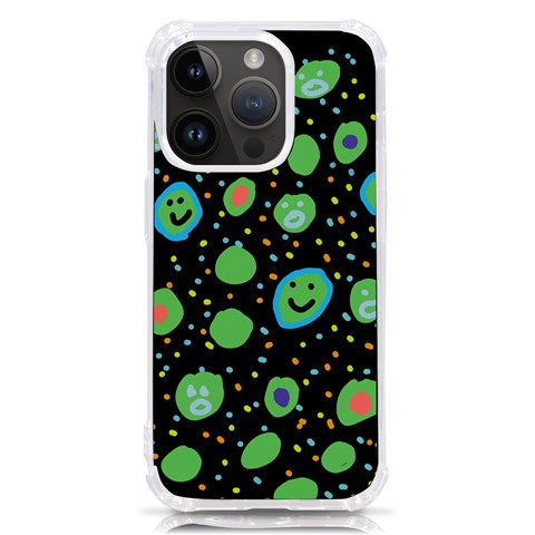 Doodle Dot Drawing iPhone 14 Pro TPU UV Print Case from ArtsNow.com Front