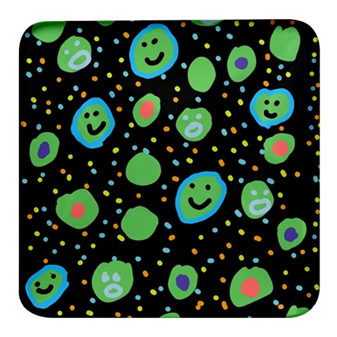 Doodle Dot Drawing Square Glass Fridge Magnet (4 pack) from ArtsNow.com Front