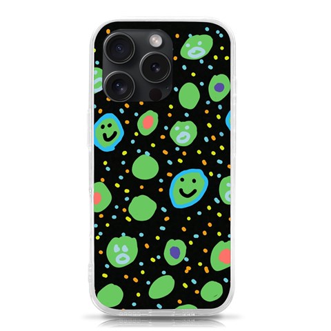 Doodle Dot Drawing iPhone 15 Pro TPU UV Print Case from ArtsNow.com Front