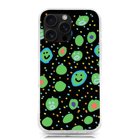 Doodle Dot Drawing iPhone 16 Pro Max TPU UV Print Case from ArtsNow.com Front