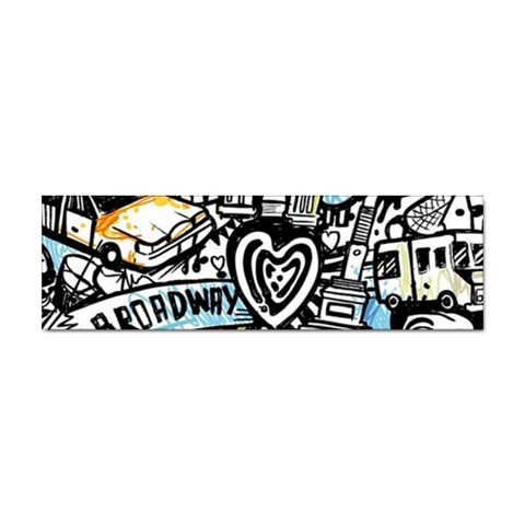 Doodle New York City Nyc Sticker Bumper (10 pack) from ArtsNow.com Front