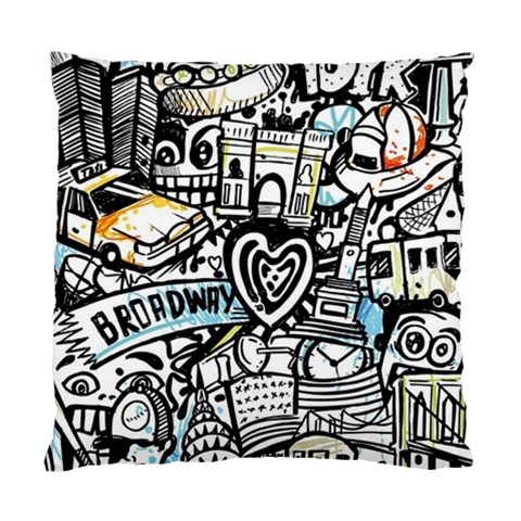 Doodle New York City Nyc Standard Cushion Case (One Side) from ArtsNow.com Front