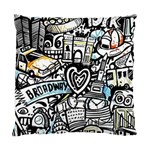 Doodle New York City Nyc Standard Cushion Case (Two Sides)