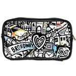 Doodle New York City Nyc Toiletries Bag (Two Sides)