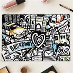 Doodle New York City Nyc Cosmetic Bag (XXL)