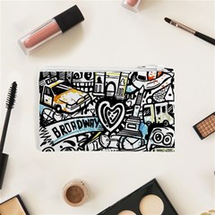 Doodle New York City Nyc Cosmetic Bag (XS) from ArtsNow.com Back