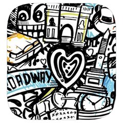 Doodle New York City Nyc Toiletries Pouch from ArtsNow.com Side Right