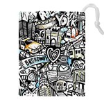 Doodle New York City Nyc Drawstring Pouch (4XL)