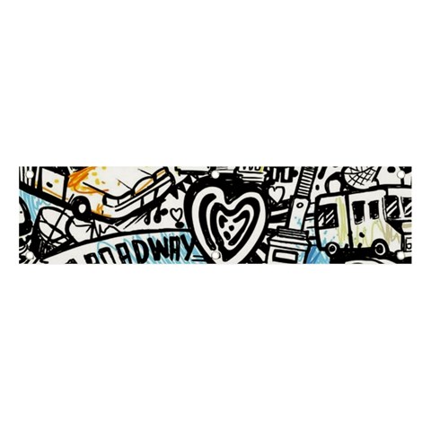 Doodle New York City Nyc Banner and Sign 4  x 1  from ArtsNow.com Front