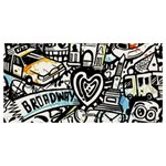 Doodle New York City Nyc Banner and Sign 4  x 2 