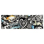 Doodle New York City Nyc Banner and Sign 6  x 2 