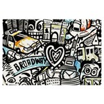 Doodle New York City Nyc Banner and Sign 6  x 4 