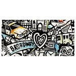 Doodle New York City Nyc Banner and Sign 8  x 4 