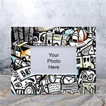 Doodle New York City Nyc White Tabletop Photo Frame 4 x6 