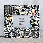 Doodle New York City Nyc White Wall Photo Frame 5  x 7 