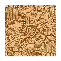 Doodle New York City Nyc Bamboo Coaster Set from ArtsNow.com Coaster 2