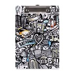 Doodle New York City Nyc A5 Acrylic Clipboard