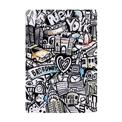 Doodle New York City Nyc A5 Acrylic Clipboard from ArtsNow.com Back