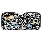 Doodle New York City Nyc Car Windshield Sunshade