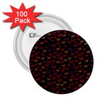 Pattern Ha Ha Ha  Abstract Black Dark Doodle Hahaha Pattern Physco 2.25  Buttons (100 pack) 