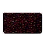 Pattern Ha Ha Ha  Abstract Black Dark Doodle Hahaha Pattern Physco Medium Bar Mat