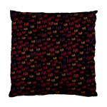 Pattern Ha Ha Ha  Abstract Black Dark Doodle Hahaha Pattern Physco Standard Cushion Case (One Side)