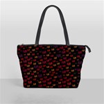 Pattern Ha Ha Ha  Abstract Black Dark Doodle Hahaha Pattern Physco Classic Shoulder Handbag