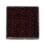 Pattern Ha Ha Ha  Abstract Black Dark Doodle Hahaha Pattern Physco Memory Card Reader (Square 5 Slot)