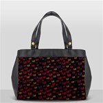 Pattern Ha Ha Ha  Abstract Black Dark Doodle Hahaha Pattern Physco Oversize Office Handbag