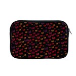 Pattern Ha Ha Ha  Abstract Black Dark Doodle Hahaha Pattern Physco Apple MacBook Pro 13  Zipper Case