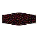 Pattern Ha Ha Ha  Abstract Black Dark Doodle Hahaha Pattern Physco Stretchable Headband